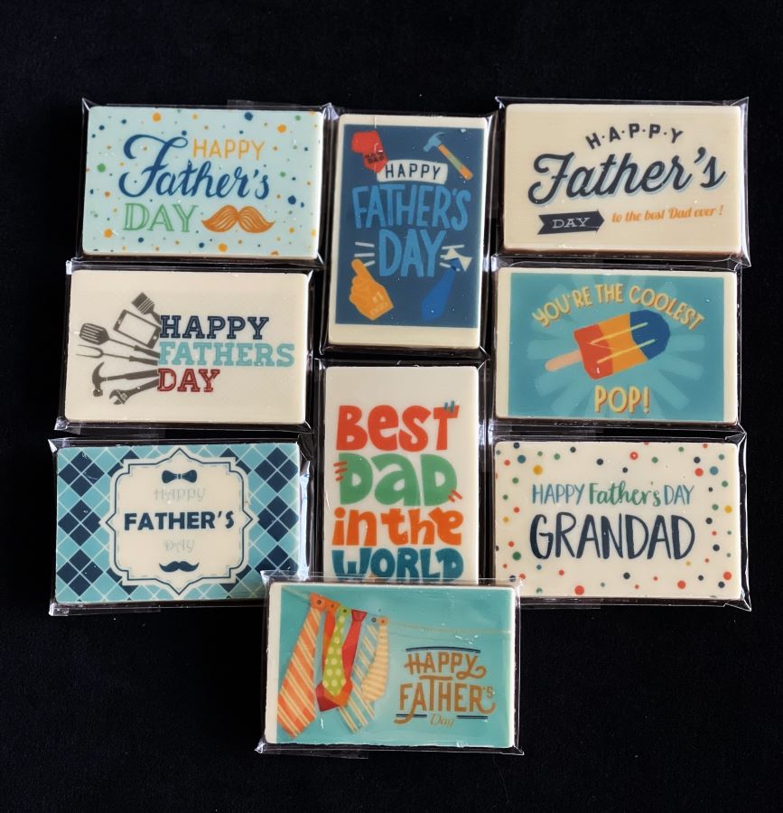 Chocolate Small Card Fathers Day