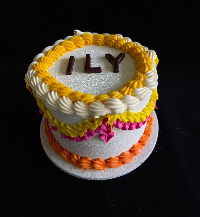 Vintage Retro Smash Cake Love