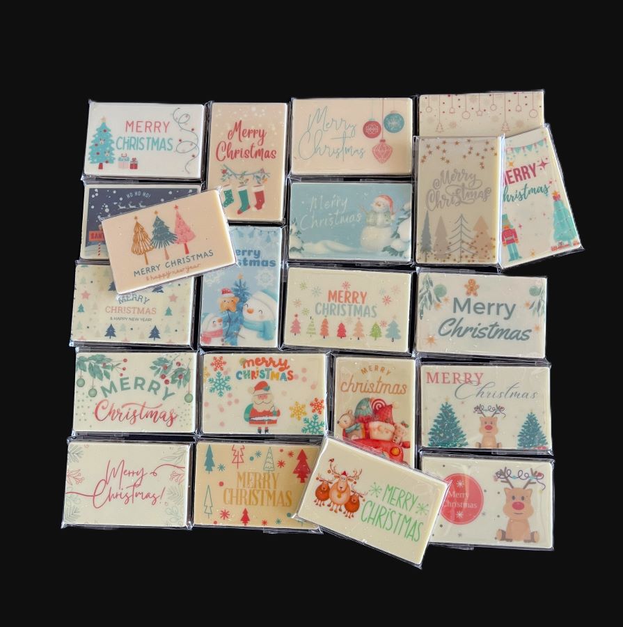 Christmas Chocolate Cards Small