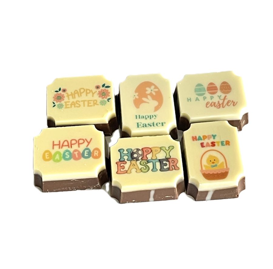 Easter message chocolate