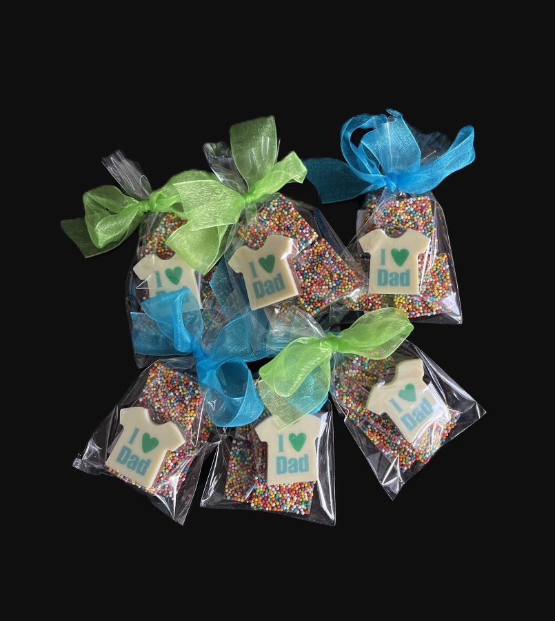 I HEART DAD SPRINKLY SQUARES