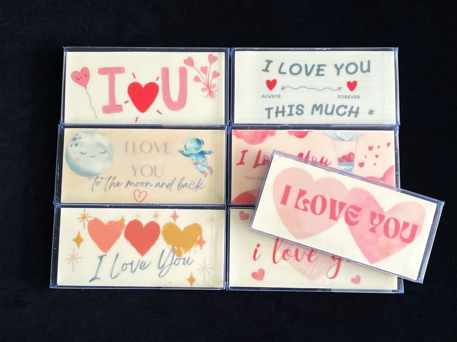 Love Chocolate Cards large