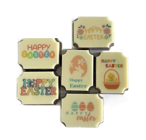 Easter message chocolate