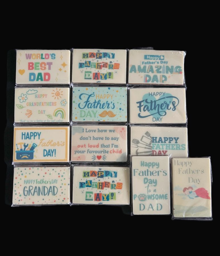Chocolate Small Card Fathers Day