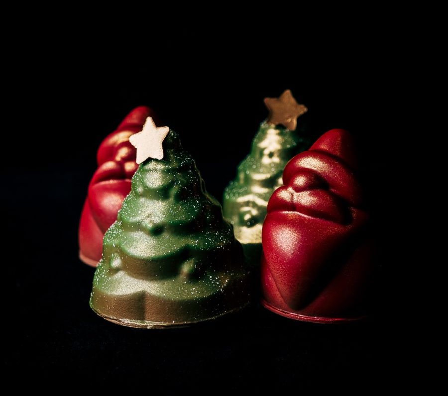 Mini Christmas Tree or Santa Smash Cake