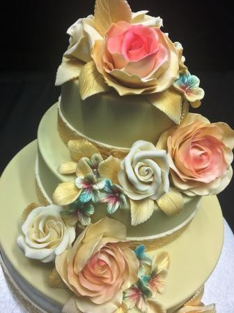 Chocolate Smash Cake - Wedding Floral