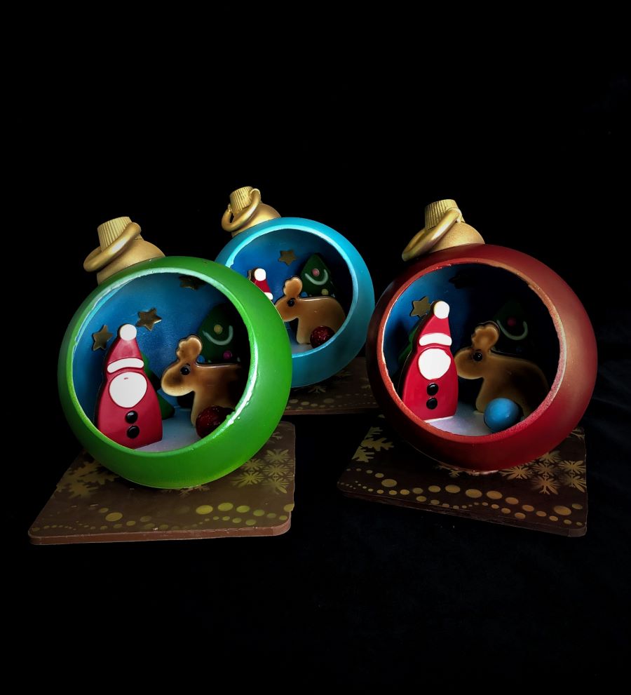 Christmas Bauble Scene