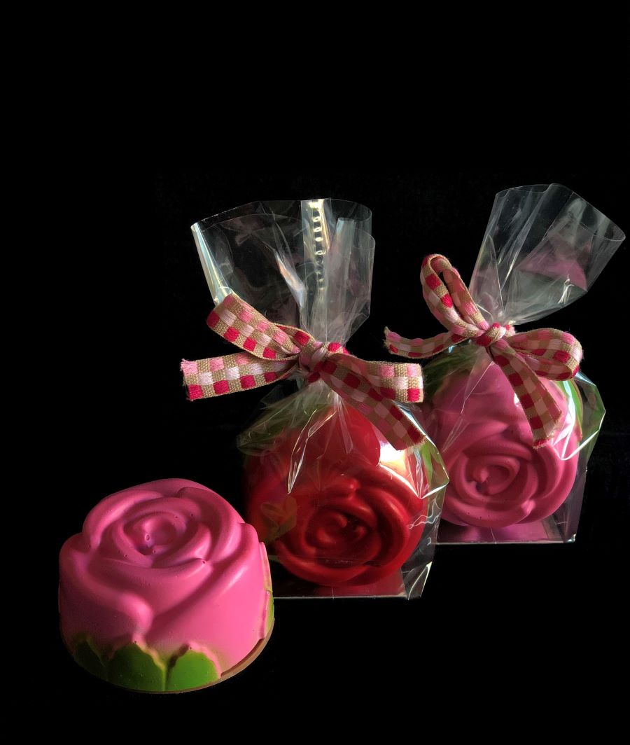 Mini Rose Smash Cake