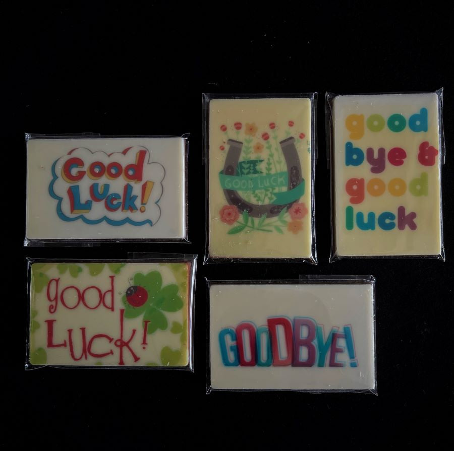 Goodbye Sorry Chocolate Card Greeting Card