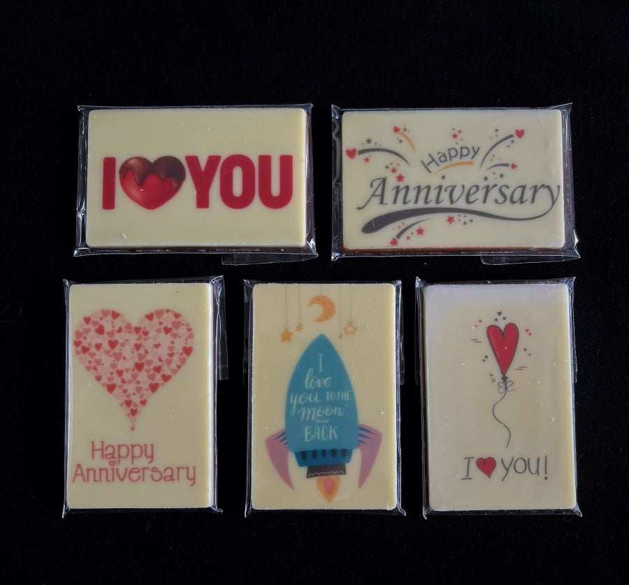 Love Chocolate Card Greeting Card