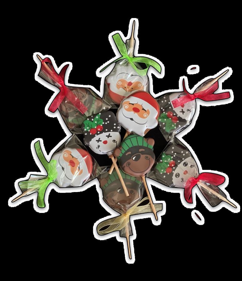 Retro Christmas Choc Pops