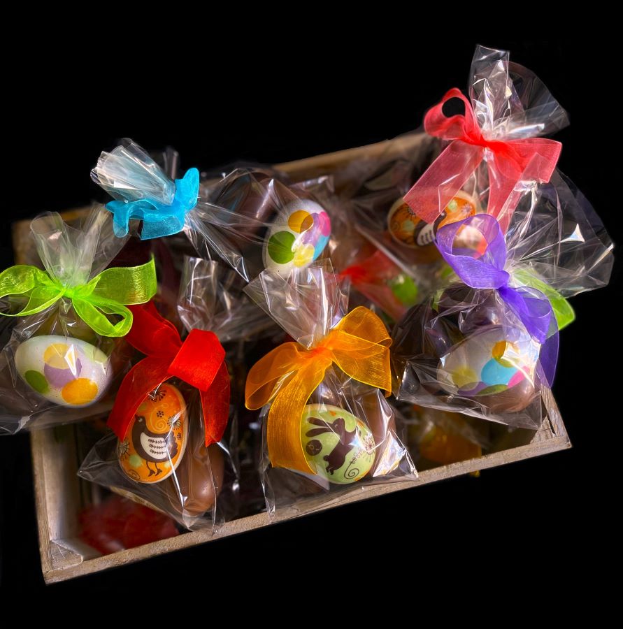 Eggs in cello bag