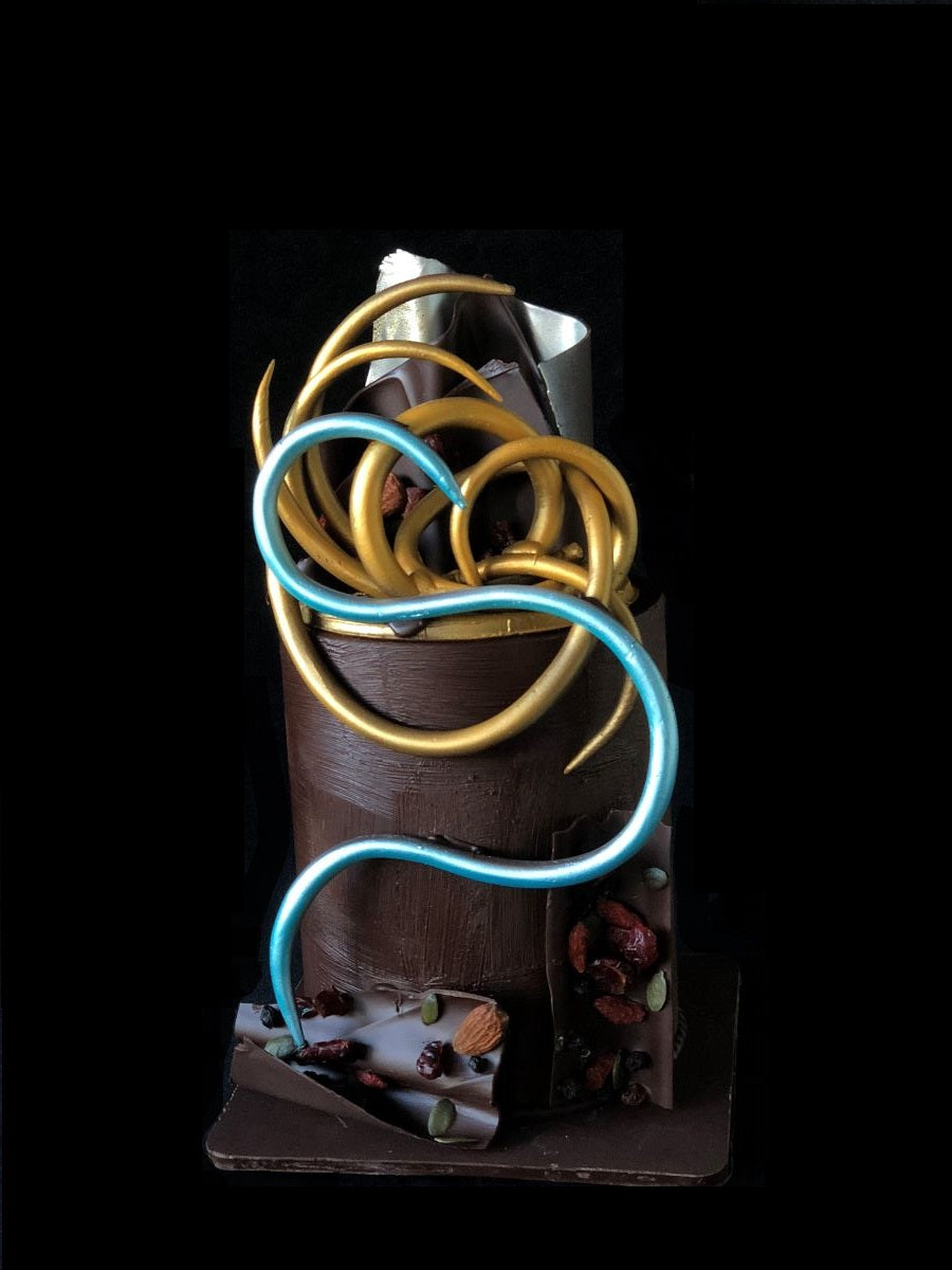 Vegan Dark Chocolate Smash Cake