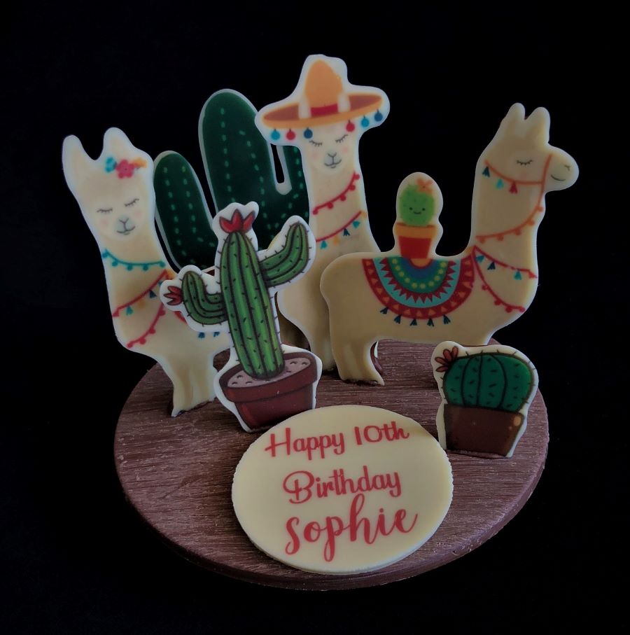 Llama Cake Topper
