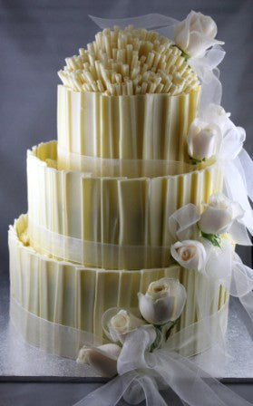 Chocolate Smash Cake - White Chocolate Tier