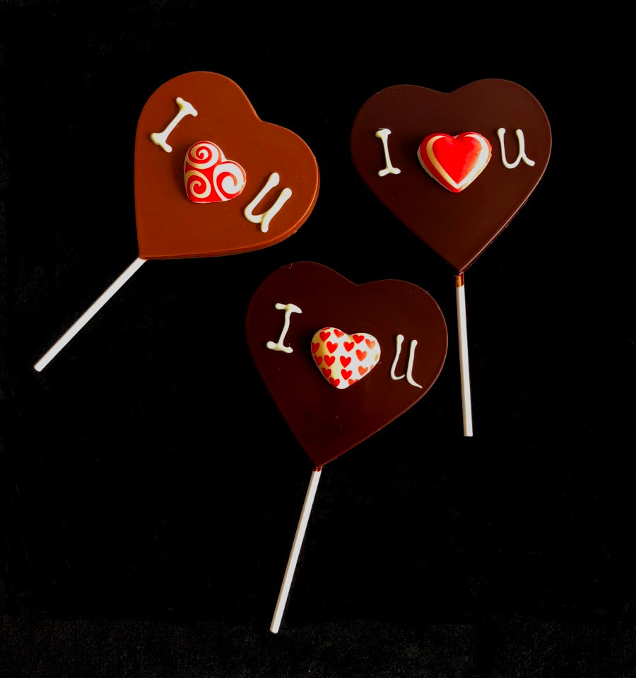 I Love You Heart Choc Pop