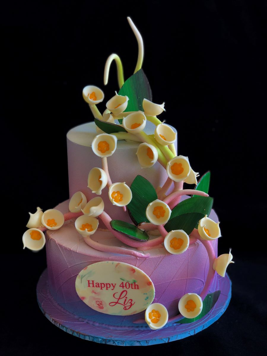 Floral Wrap Smash Cake