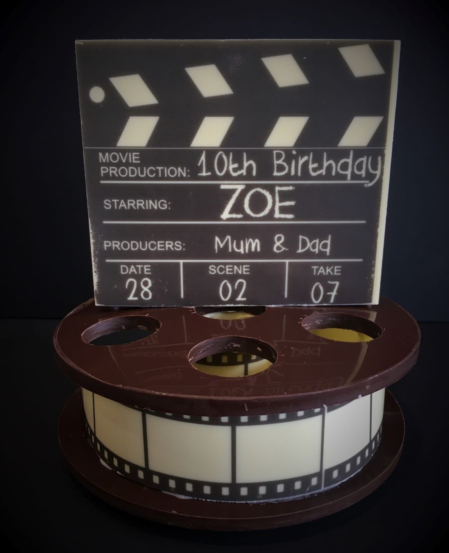 Movie Reel Smash Cake