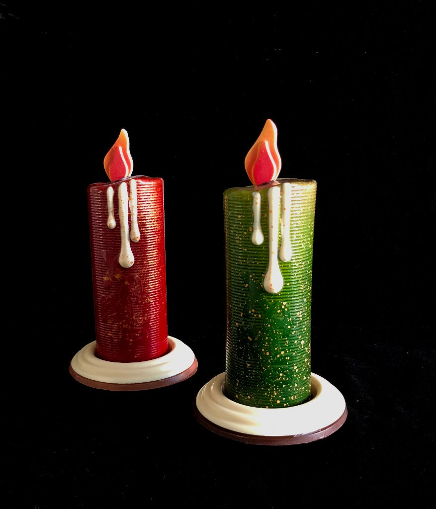 Chocolate Christmas Candle