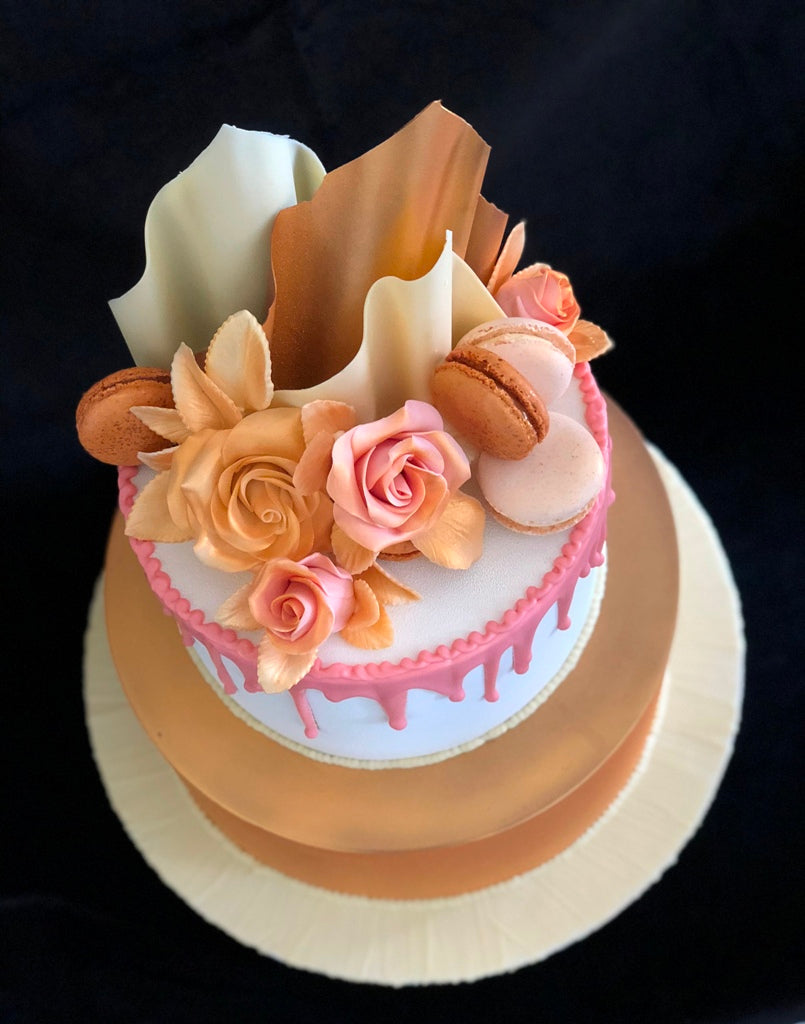Zoe Pretty Pink & Gold Smash Cake