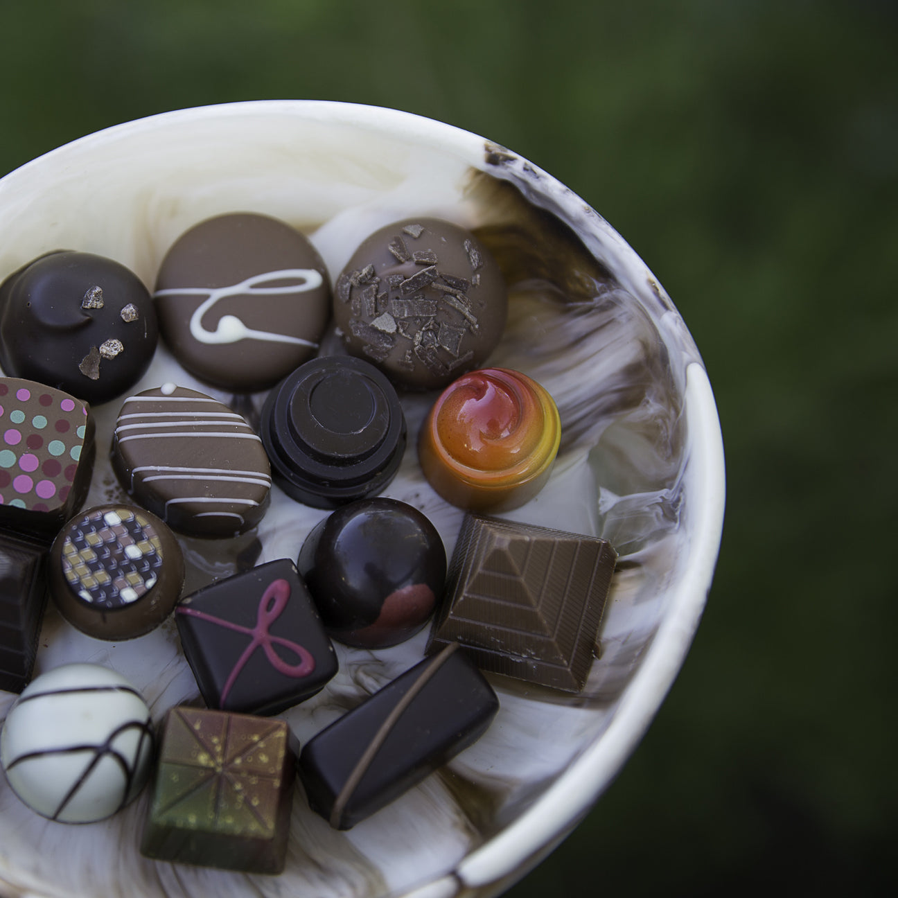 bite sized chocolates