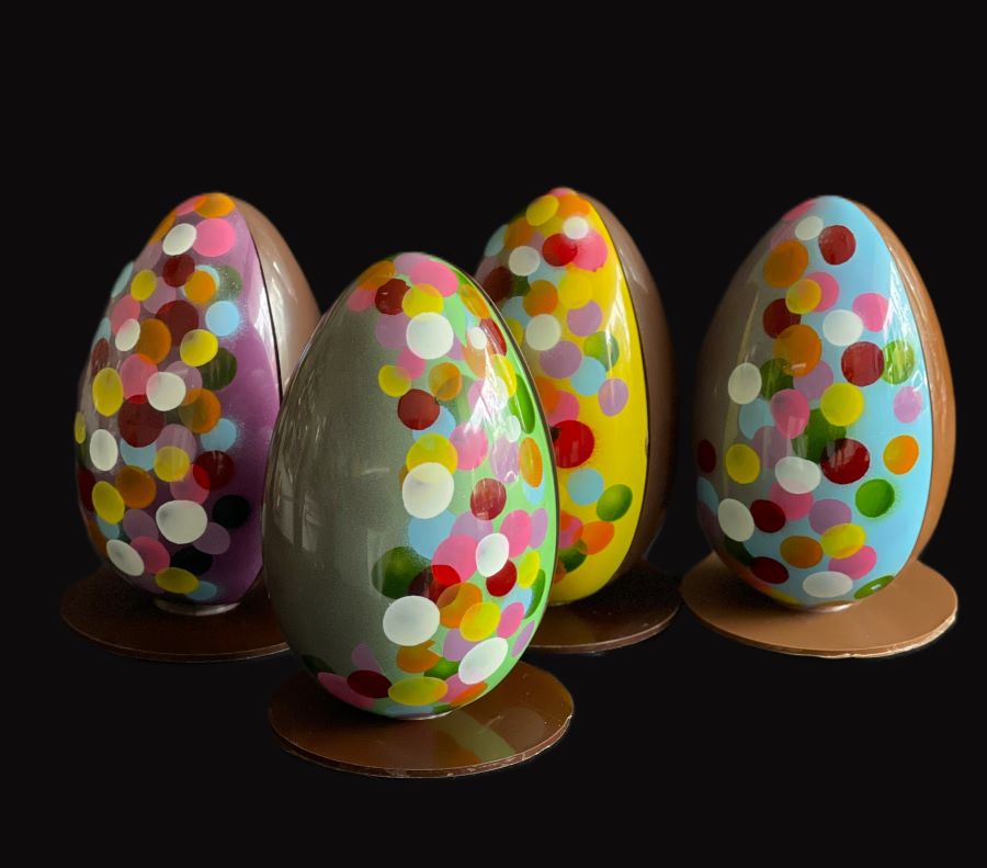 Polka Dot Painted Egg