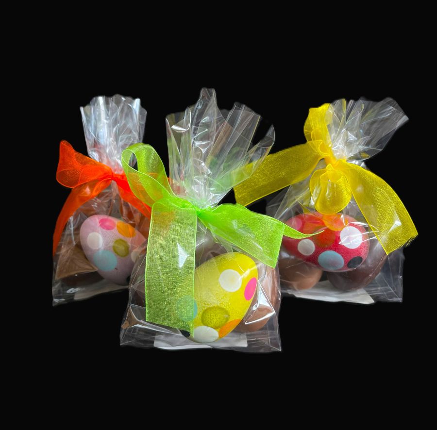 Eggs in cello bag