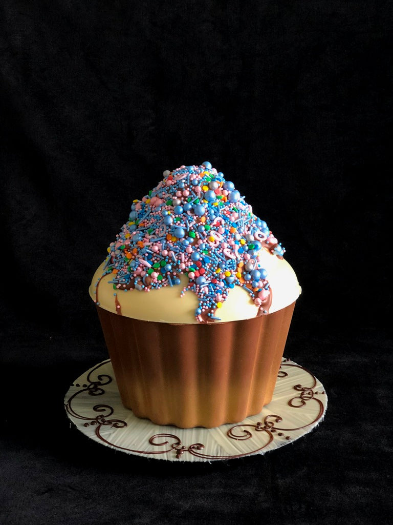 Large Cupcake Smash Cake - Floral