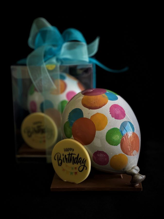 Chocolate Happy Birthday Balloon
