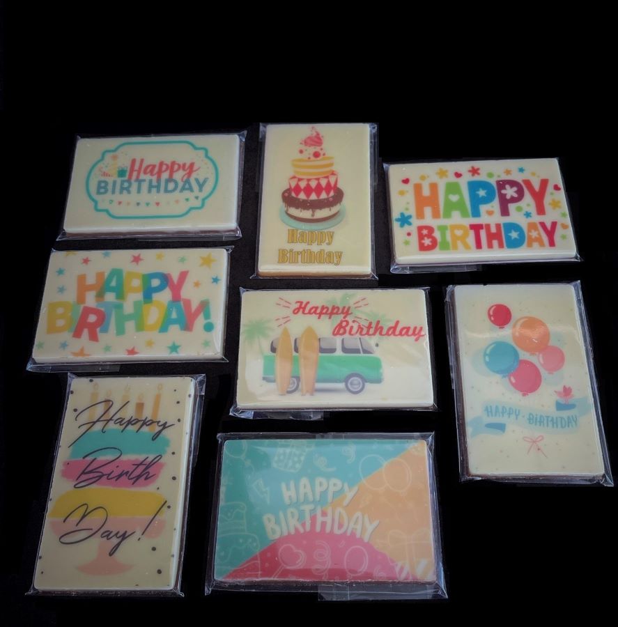 Happy Birthday Chocolate Card Greeting Card