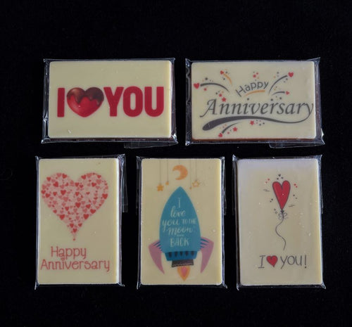 Happy Anniversary Chocolate Card Greeting Card