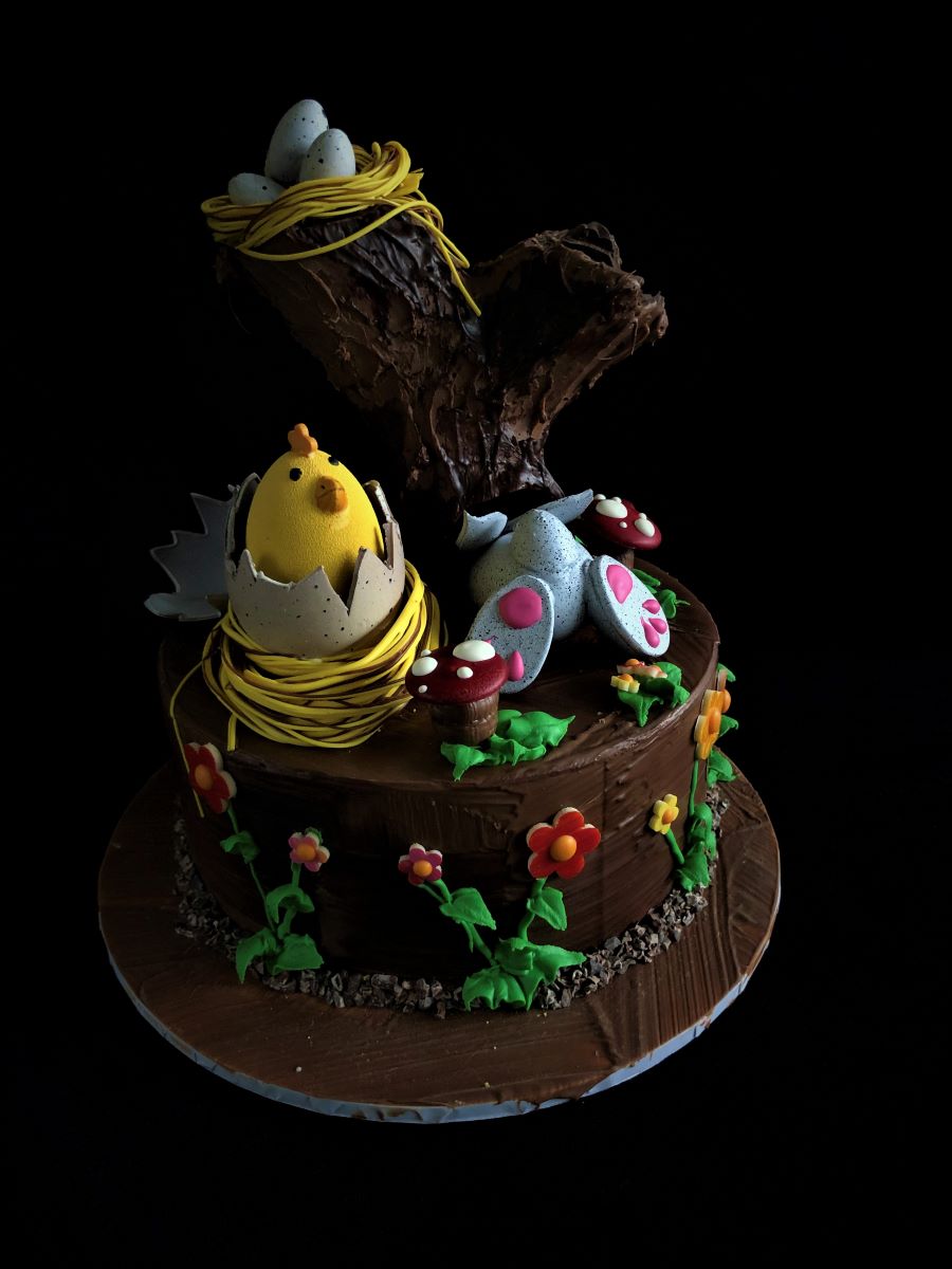 Easter Hunt Smash Cake