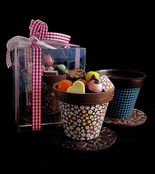 Chocolate Pot filled with Chocolates