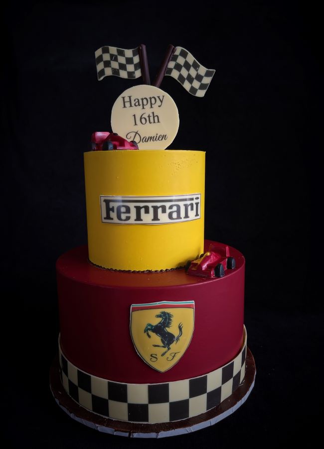 Ferrari Smash Cake