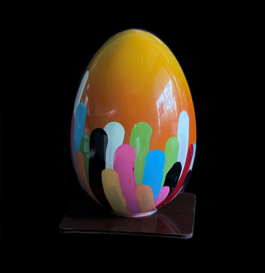 Large Arty Chocolate Egg